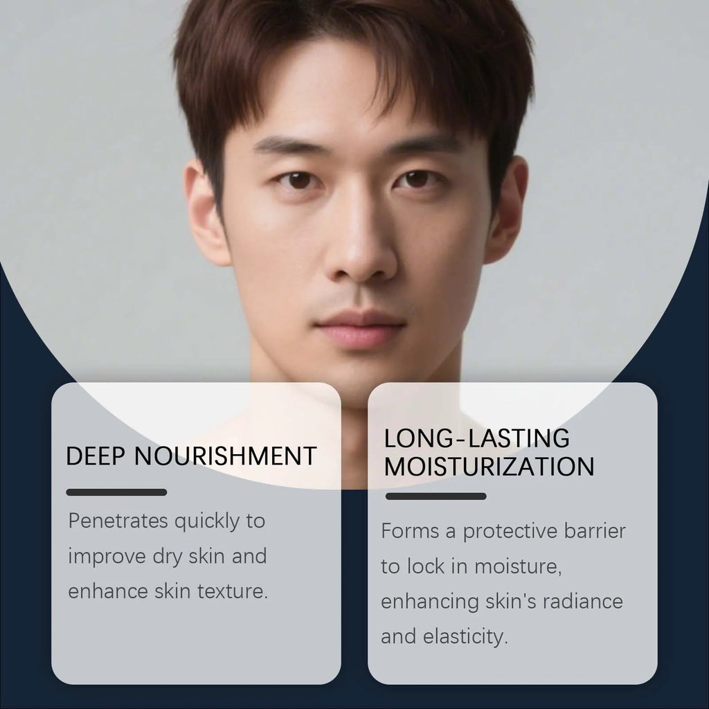 East Moon Men's Deep Moisturizing Cream Enhances Skin Elasticity Facial Aftershave Care Moisturizes Eye Area Multi-purpose Cream