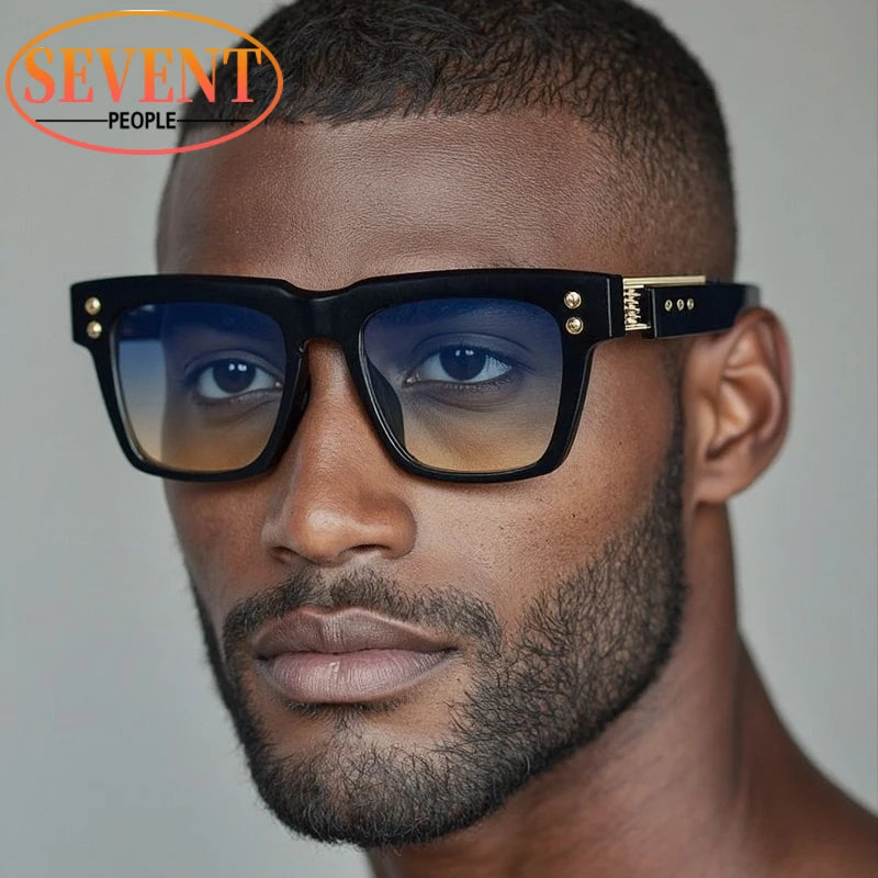 Polarized Square Steampunk Sunglasses Men 2026 Luxury Brand Vintage Oversized Outdoor Driving Sunglass For Male Classic Eyewear